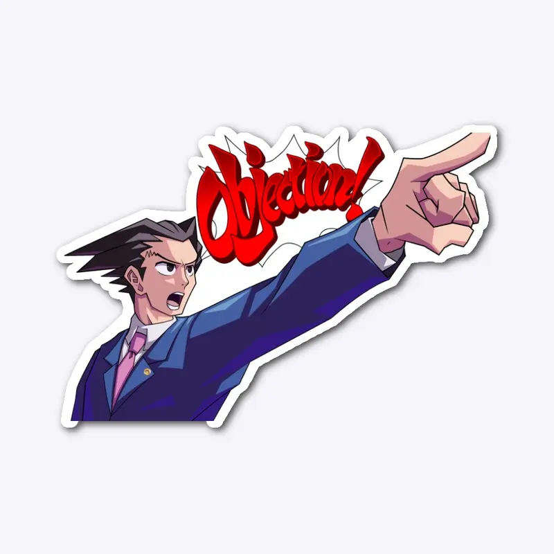 Ace Attorney - Objection! Sticker